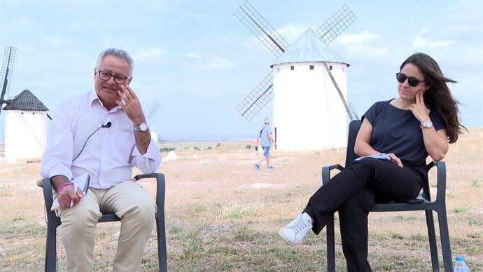 Los dos coordinadores de Movimiento Sumar en Castilla-La Mancha, María Rodríguez y Jesús Plaza.