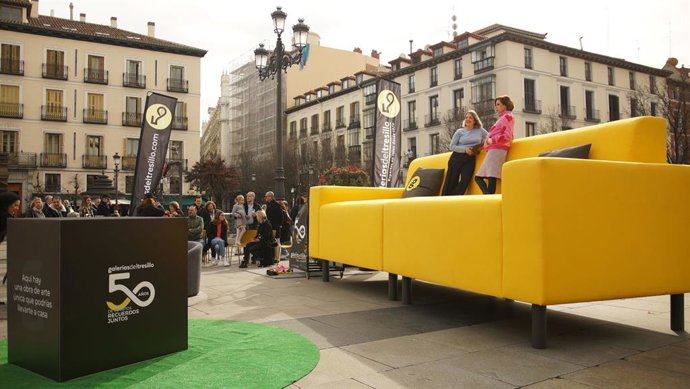 Una de los escenarios fue Madrid junto a Agatha Ruiz de la Prada