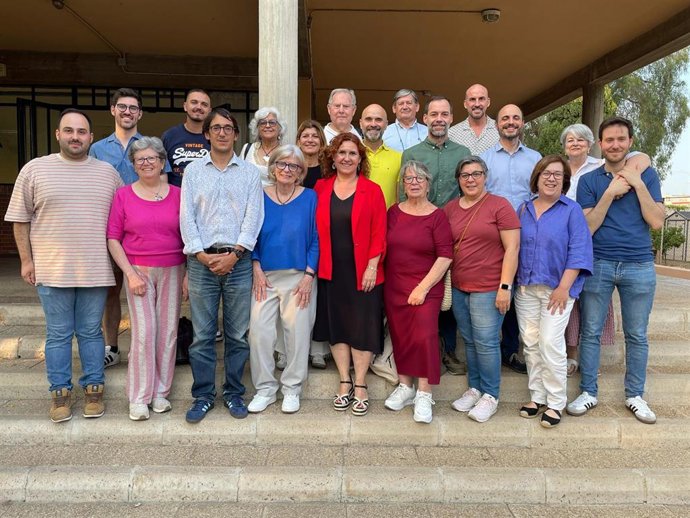 Nueva ejecutiva de la Agrupación Socialista Palma-Eixample, con la nueva secretaria gfeneral María Ángeles Fernández
