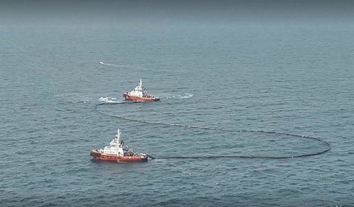 Momento del simulacro.