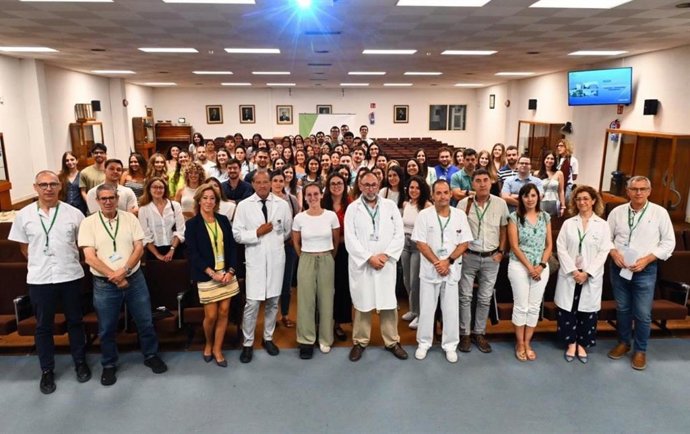 El Hospital Clínico de Málaga da la bienvenida a 76 nuevos residentes de 34 especialidades