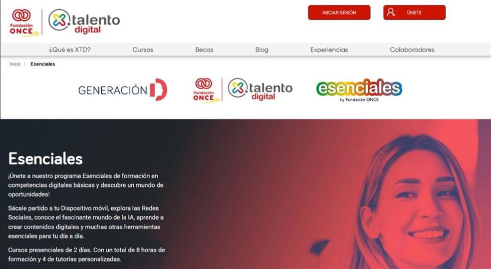 Cursos de la ONCE.