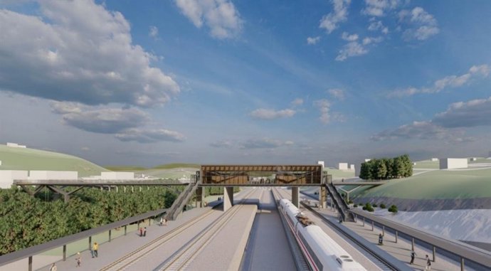 Astigarragako aldirietako geltokiaren infografia