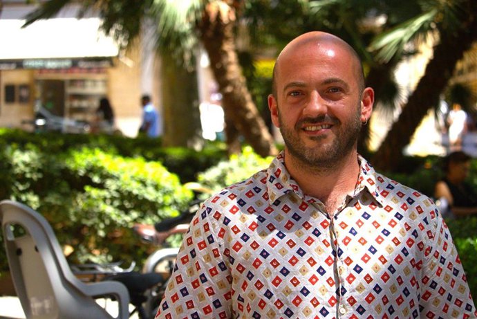 Archivo - El portavoz adjunto de MÉS per Palma, Miquel Àngel Contreras
