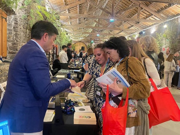 Responsables del Patronato de Turismo en Asturias.