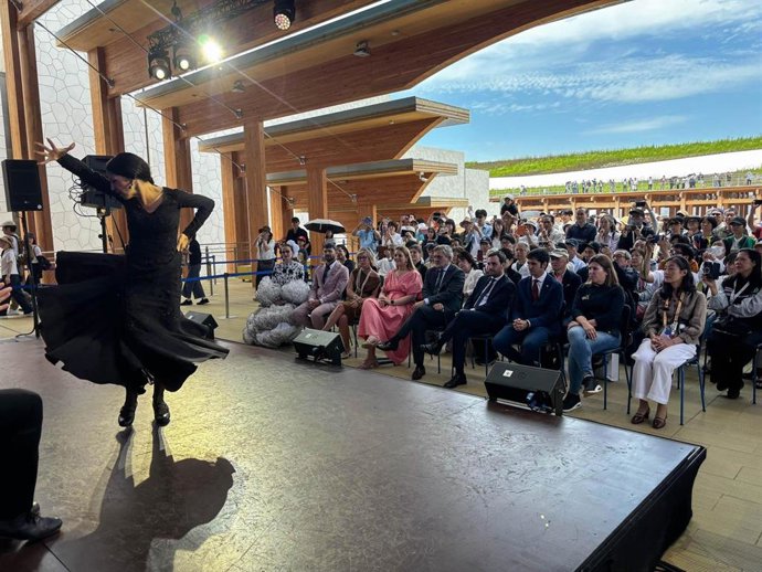 Muestra de Almería en la Exposición Universal de Japón que se celebra en Osaka.