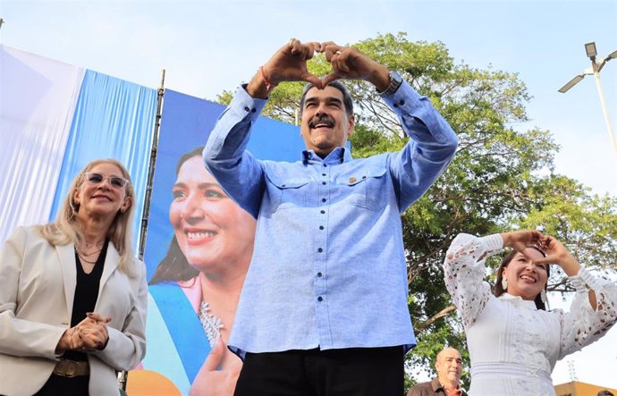 Archivo - El presidente de Venezuela, Nicolás Maduro, durante un acto público