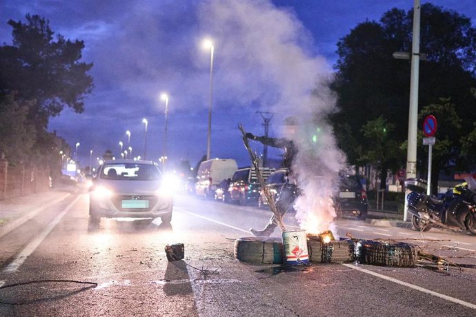 Actos durante la huelga del metal en Cantabria