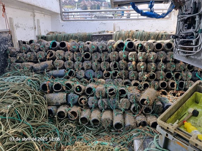 Gardacostas de Galicia incauta casi 1.300 kilos de pulpo y 6.000 utensilios de captura durante la veda de los últimos dos meses.