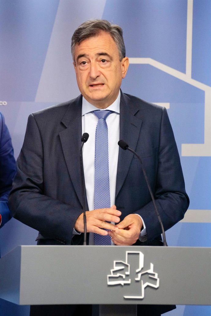 El presidente del EBB del PNV, Aitor Esteban.