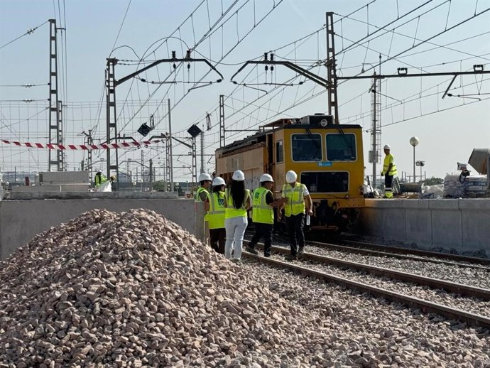 Obras de reconstrucción de la estación de València Sud de Metrovalencia