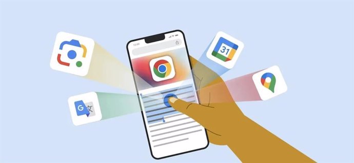 Archivo - Funciones de Google para iPhone.