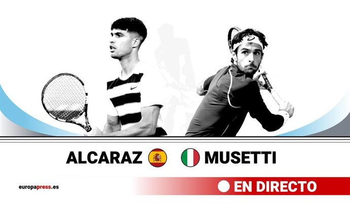 Alcaraz - Musetti, semifinales de Roland Garros: en directo.