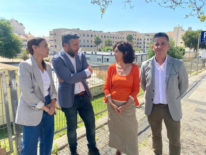 Rueda de prensa del PSOE sobre la situación del Hospital Santa Ana de Motril