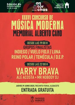 Cartel de la final del Memorial Alberto Cano.