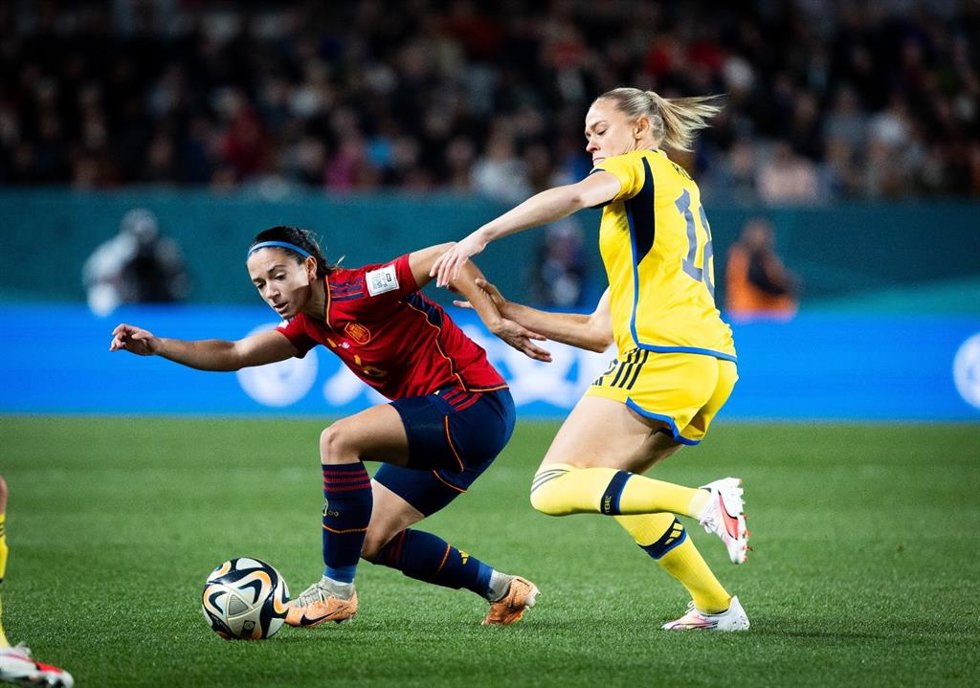 Archivo - Aitana Bonmatí en el España-Suecia de semifinales del Mundial