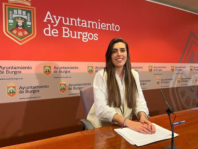 Andrea Ballesteros durante la rueda de prensa.