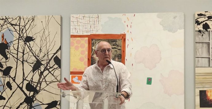 Presentación de la exposición 'A la vida ávida' en el Museo Patio Herreriano de Valladolid