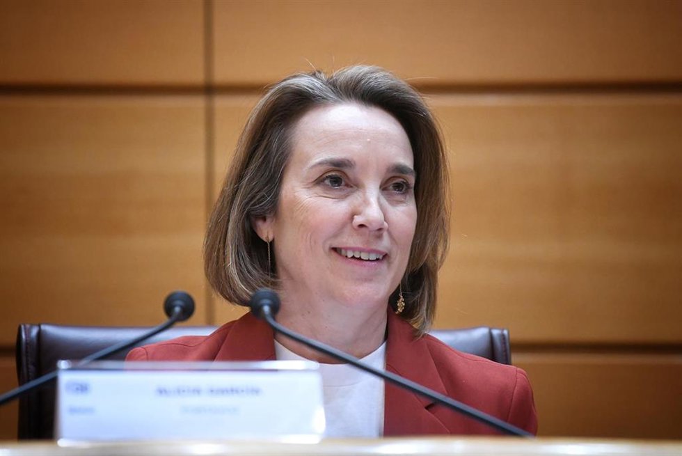 Archivo - La secretaria general del PP, Cuca Gamarra, 