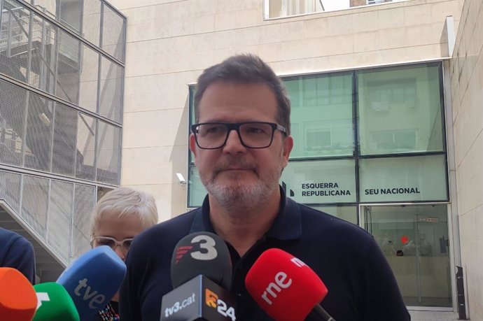 El portaveu adjunt i sotssecretari de Comunicació d'ERC, Isaac Albert