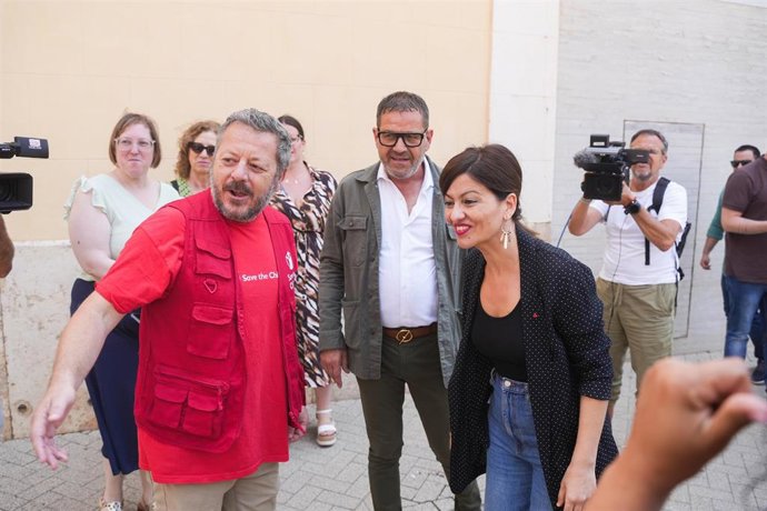 La ministra de Juventud e Infancia, Sira Rego, en Sedaví, Valencia.