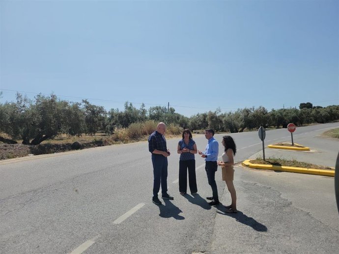 Comparecencia informativa del PSOE en Loja
