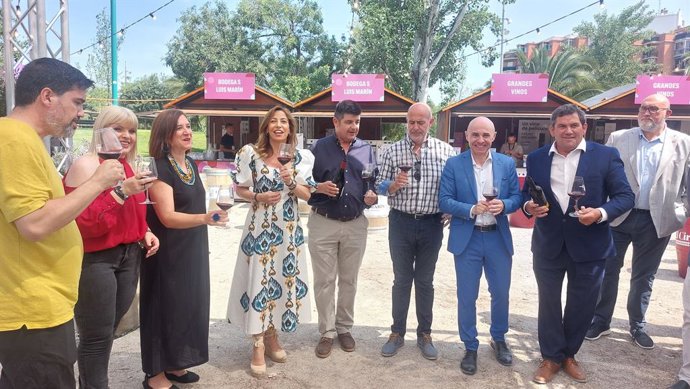 Inauguración del Festival Internacional de la Garnacha en Zaragoza.
