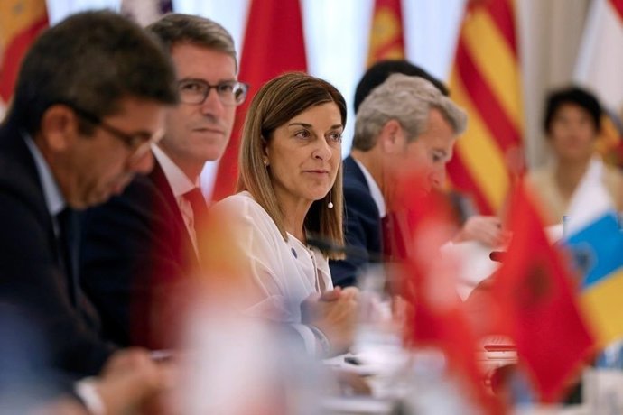 María José Sáenz de Buruaga en la Conferencia de Presidentes