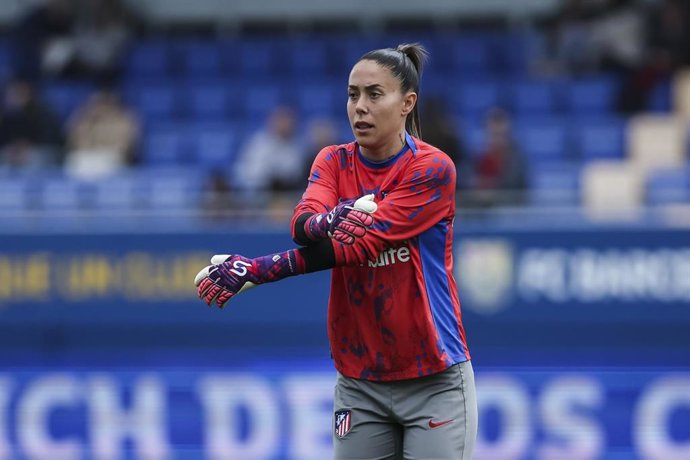 Archivo - Lola Gallardo con el Atlético de Madrid