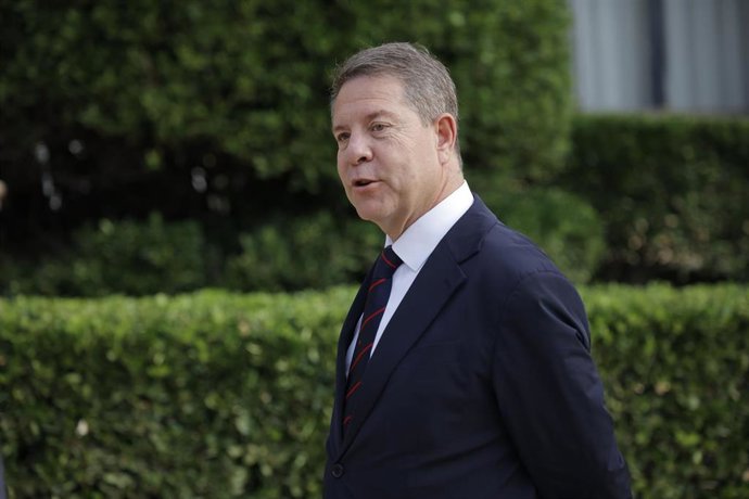 El presidente de la Junta de Castilla-La Mancha, Emiliano García-Page, durante la XXVIII Conferencia de Presidentes.