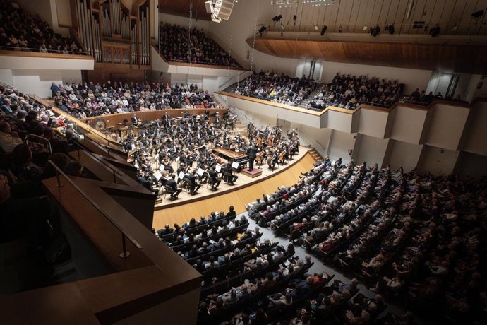 Archivo - Imagen de archivo de un concierto en el Palau de la Música de València. 