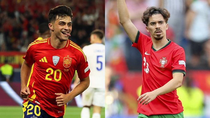 Pedri y Vitinha, el duelo entre los dos mejores centrocampistas del momento.