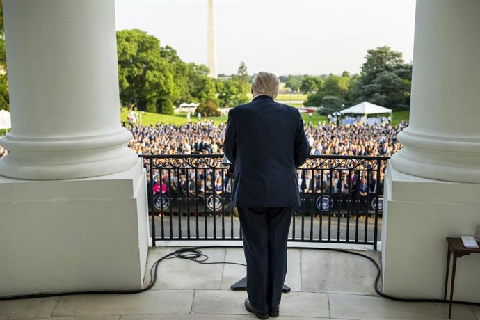 El presidente de Estados Unidos, Donald Trump, en la Casa Blanca.