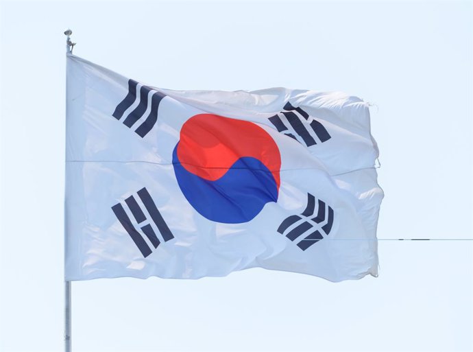 Archivo - June 28, 2024, Seoul, South Korea: A South Korean flag seen at the War Museum in Seoul.