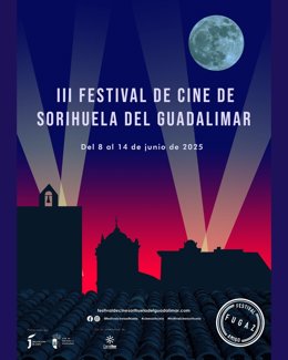 Cartel del III Festival de Cine de Sorihuela del Guadalimar (Jaén).