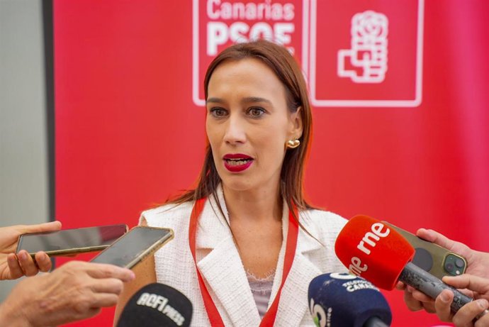Archivo - La secretaria de Organización del PSOE de Canarias, Nira Fierro