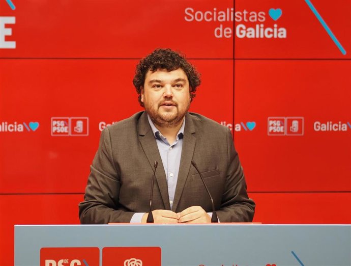 El portavoz de la Ejecutiva del PSdeG, Julio Torrado.