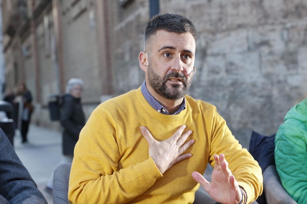 Archivo - El concejal de Compromís en el Ayuntamiento de Valncia Pere Fuset en una imagen de archivo