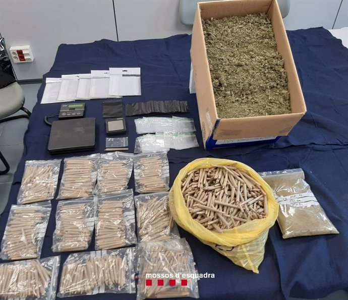 Marihuana trobada al domicili de Vallbona d'Anoia (Barcelona)