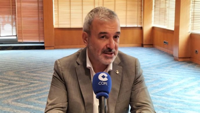 El alcalde de Barcelona, Jaume Collboni, en una entrevista en Cope Catalunya