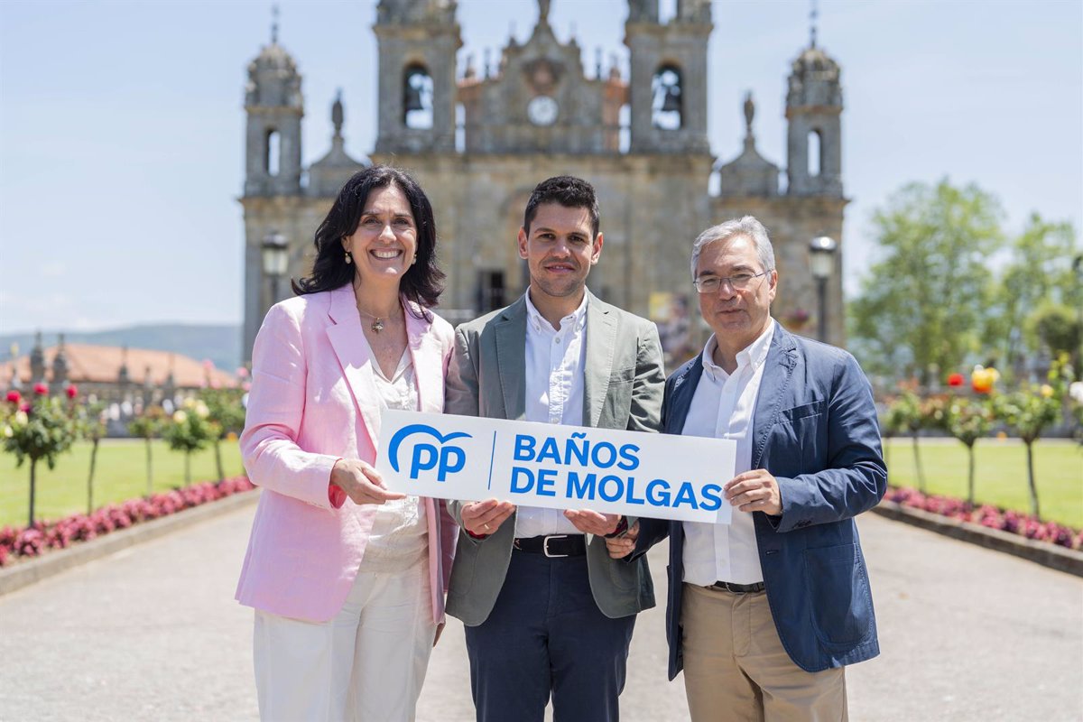 El PPdeG remarca que el liderazgo de Manuel Fernández en Baños de Molgas (Ourense) demuestra su apuesta por la juventud
