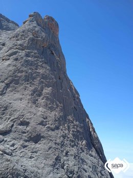 REscate de montaña en el Picu Urriellu