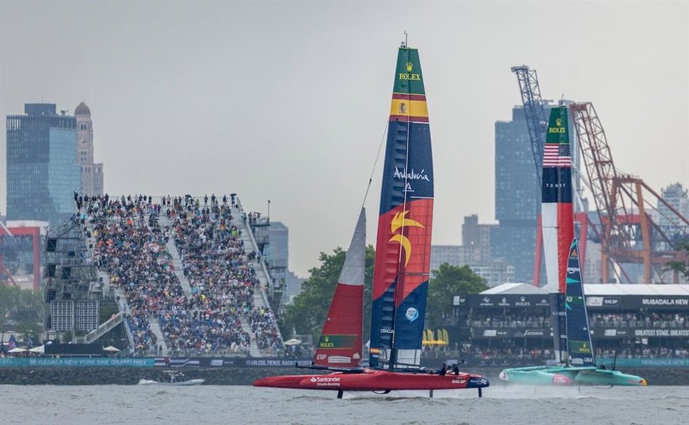 España empieza al frente del SailGP de Nueva York