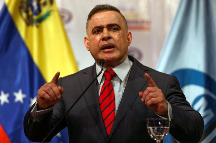 Archivo - Arquivo - CARACAS (VENEZUELA), 06/08/2018 - O procurador-geral da Venezuela, Tarek William Saab (c), durante uma coletiva de imprensa, hoje, segunda-feira, 6 de agosto, em Caracas (Venezuela). O procurador-geral da Venezuela, Tarek William Saab,