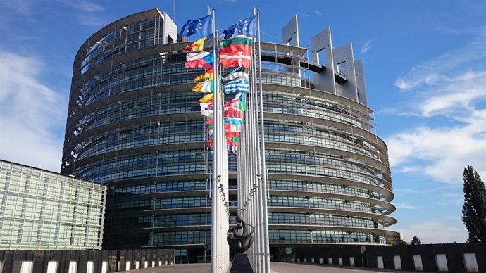 Archivo - Imagen de archivo de la sede del Parlamento Europeo.