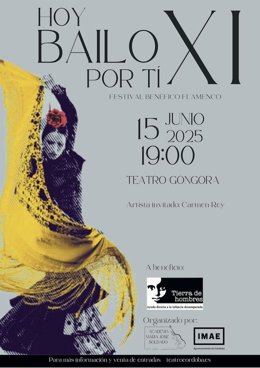 Cartel de la gala solidaria 'Hoy bailo por ti'.