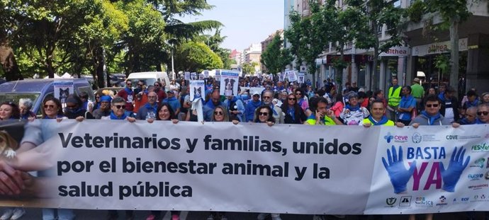 Manifestación por el bienestar animal y la salud pública