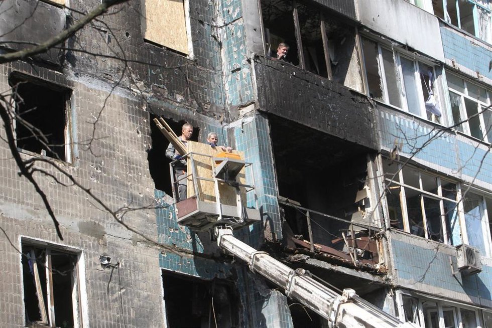 Archivo - Imagen de archivo de un ataque ruso en Dnipropetrovsk 