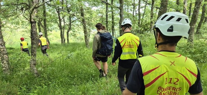 Rescatada una pareja holandesa perdida en Camaleño