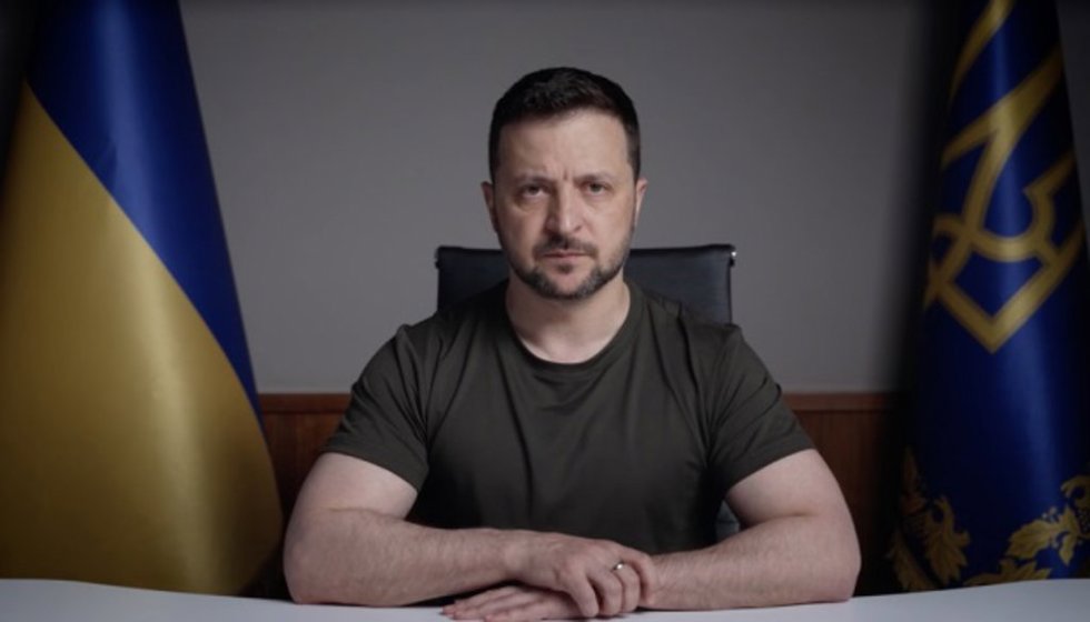 El presidente de Ucrania, Volodimir Zelenski